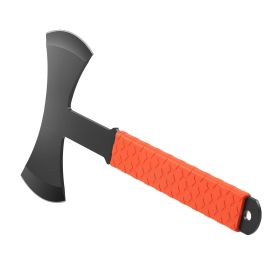 VEVOR Throwing Axes and Tomahawks, 3 Pack 11.9 inch Double Bit Axe Throwing Hatchet Set, Stainless Steel Head with Non-Slip TPR Rubber Handle