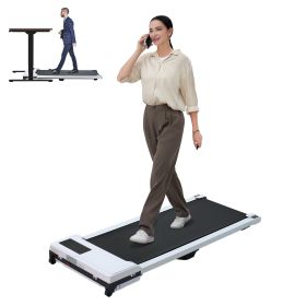 Walking Pad with Quiet 2.0 HP Brushless Motor, Countdown Modes, Spacious Running Area, 220 lbs Weight Capacity for Home or Office Workouts