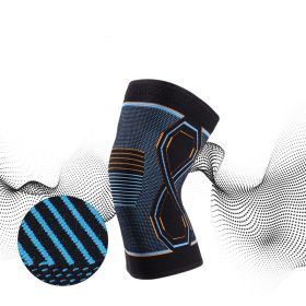 Four-sided Elastic Knitted Compression Knee Pad Wholesale Protection Knee (Option: M Code One Pack)