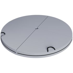 Foldable Crash Mat, Pole Padding with Carrying Handles and EPE Foam for Dance Training and Exercise, Gray (Option: Gray-770x770x380 mm)