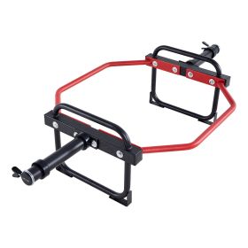 VEVOR Trap Bar Hex Bar, 2-Inch Hex Barbell, 500 LBS Capacity Shrug Bars, Weightlifting and Strength Training Equipment, Home Gym for Squats, Dead (Structure: Detachable, Color: Red)